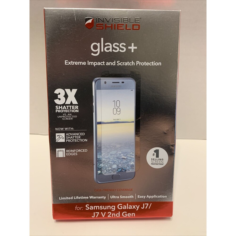 ZAGG InvisibleShield Glass+ Screen Protector For Samsung Galaxy J7 / J7 2nd Gen
